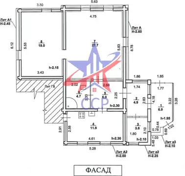 Дом в Стерлитамак, улица Володарского, 61 (40 м)
