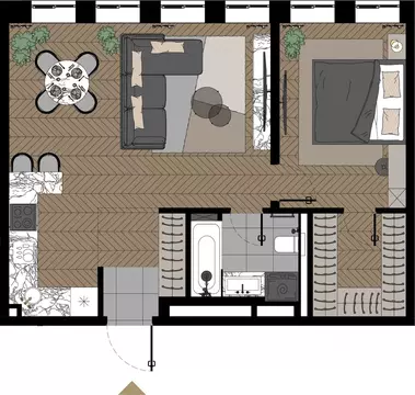 1-к кв. Москва Зорге 9 жилой комплекс, 9Ак6 (54.9 м)