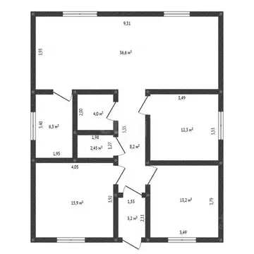 Дом в Башкортостан, Иглинский район, Акбердинский сельсовет ул. ...