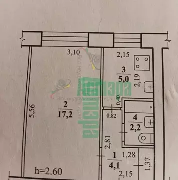 1-к кв. Забайкальский край, Чита ул. Нечаева, 24 (28.5 м)