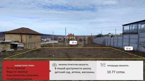 Участок в Крым, Симферопольский район, Добровское с/пос, с. Пионерское ...