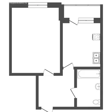 1-комнатная квартира: Тюмень, Вересковая улица, 9 (49.9 м)