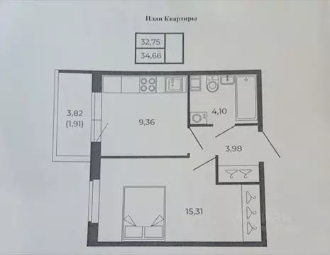 1-к кв. Ленинградская область, Сертолово Всеволожский район, ул. ...