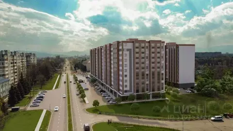 1-к кв. Кабардино-Балкария, Нальчик Кабардинская ул. (43.35 м)