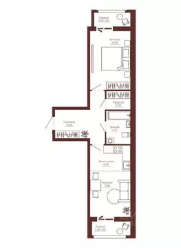 2-к кв. Пермский край, Пермь Данилиха мкр, Три Девятых жилой комплекс ...