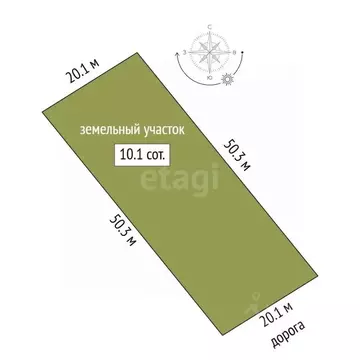 Участок в Ростовская область, Аксайский район, Старочеркасское с/пос ...