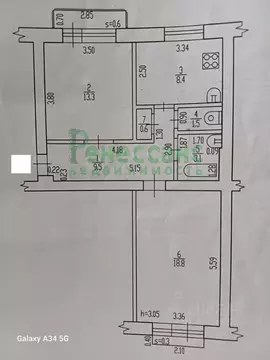 2-к кв. Брянская область, Брянск просп. Ленина, 8 (55.4 м)
