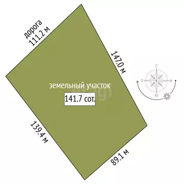 Участок в Бахчисарайский район, Скалистовское сельское поселение, село ...