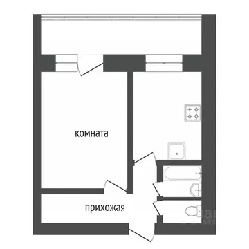 1-к кв. Красноярский край, Красноярск Норильская ул., 3Д (35.7 м)