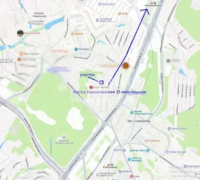 Участок в Москва пос. Газопровод, ул. 4-я Лесные Поляны, 10 (15.0 ...