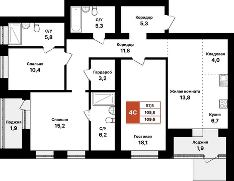 4-к кв. Башкортостан, Уфа Цветы Башкирии жилрайон, Цветы Башкирии ...