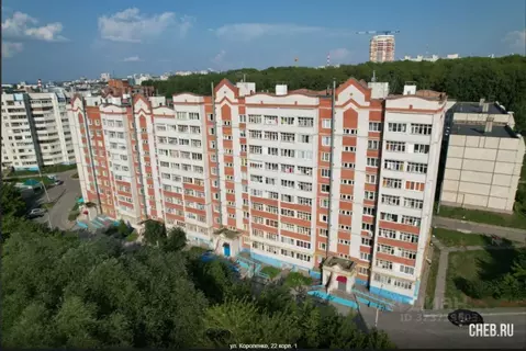 Свободной планировки кв. Чувашия, Чебоксары ул. Короленко, 22к1 (36.4 ...