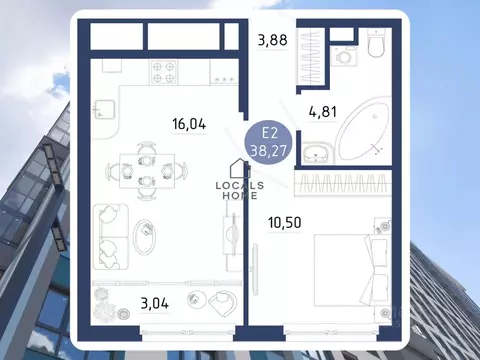 1-к кв. Рязанская область, Рязанский муниципальный округ, с. Дядьково ...