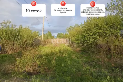 Участок в Хабаровский край, Хабаровский район, с. Мирное Рабочая ул. ...