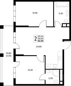 2-к кв. Краснодарский край, Анапа муниципальный округ, с. Сукко ...
