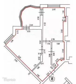 1-к кв. Калининградская область, Гурьевск ул. Ленина (51.0 м)