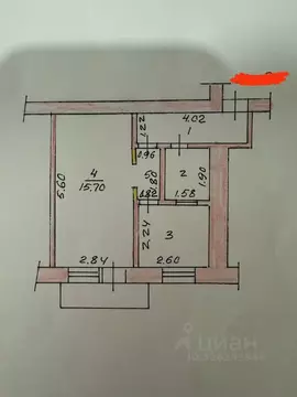 1-к кв. Чувашия, Чебоксары ул. Чапаева, 11 (31.8 м)