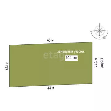 Участок в Белогорский район, Зуйское сельское поселение, село Баланово ...