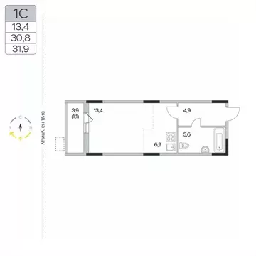 Студия Московская область, Мытищи городской округ, д. Пирогово ...