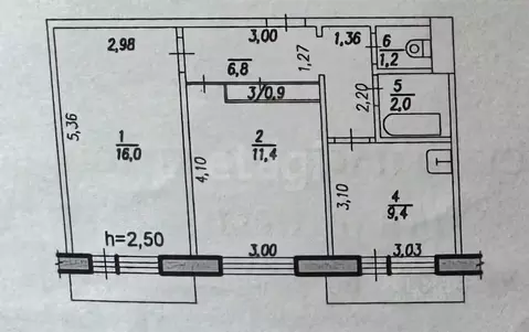 2-к кв. Хабаровский край, Хабаровский район, с. Гаровка-2 ул. Озерная, ...