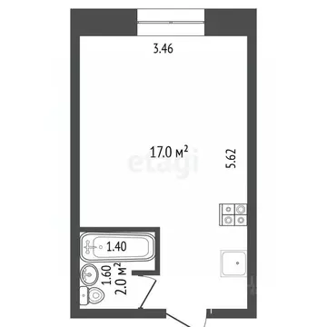 Студия Татарстан, Альметьевск просп. Габдуллы Тукая, 61к1 (19.0 м)