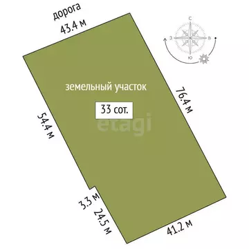 Участок в Тюменская область, Нижнетавдинский муниципальный округ, ...