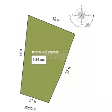Участок в Севастополь пер. Крепостной, 4 (3.84 сот.)
