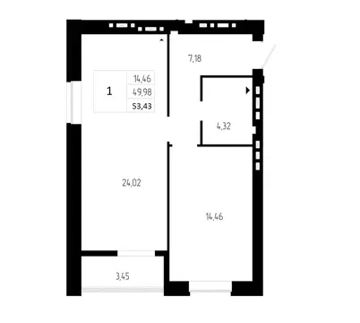 1-к кв. Волгоградская область, Волгоград бул. 30-летия Победы, 19В ...