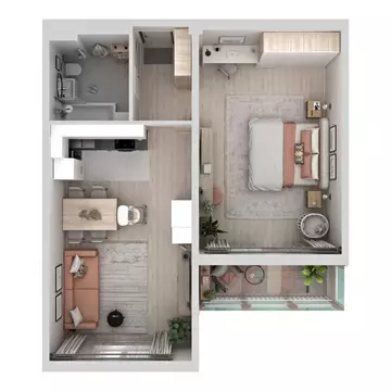 2-к кв. Красноярский край, Красноярск ул. Светлова (61.73 м)