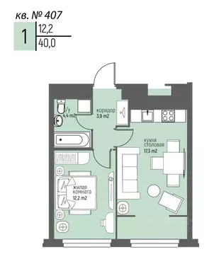 1-к кв. Нижегородская область, Нижний Новгород Спортивный мкр, ...