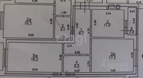 2-к кв. Калининградская область, Калининград Печатная ул., 21В (61.3 ...