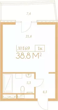 1-к кв. Краснодарский край, Анапа Гостиничный Комплекс Морелло тер.,  ...