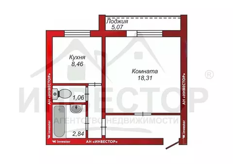 1-к кв. Челябинская область, Челябинск ул. Зальцмана, 10 (40.5 м)