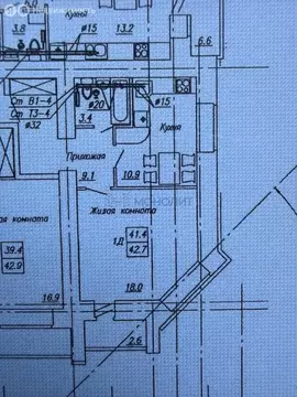 1-комнатная квартира: Чебоксары, улица Мирона Ефимовича Ефимова, 1 ...