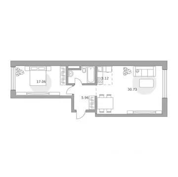 2-к кв. Москва Малая Почтовая ул., 12 (61.54 м)