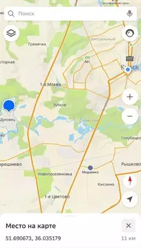 Участок в Курская область, Курский район, Моковский сельсовет, д. ...