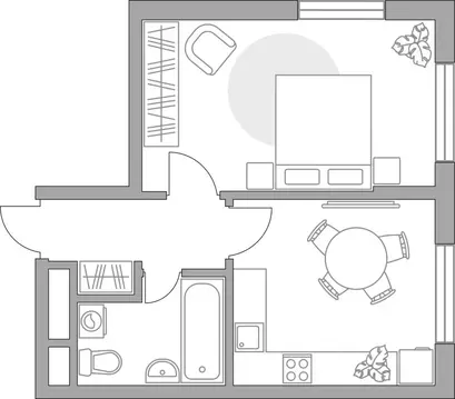 1-к кв. Московская область, Балашиха Алексеевская Роща мкр, Новая ...