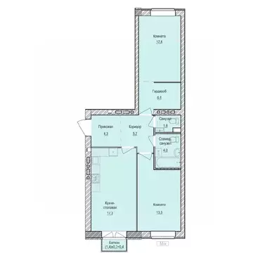 2-к кв. Удмуртия, Завьяловский район, с. Первомайский Санвилл жилой ...