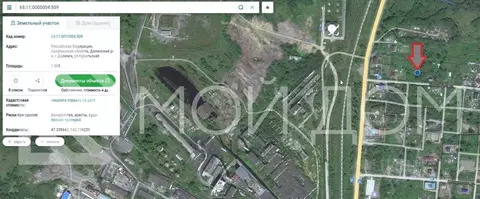 Участок в Сахалинская область, Долинск Курильская ул. (10.0 сот.)