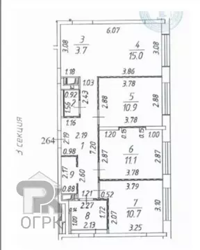 3-комнатная квартира: Мисайлово, микрорайон Пригород Лесное, ...