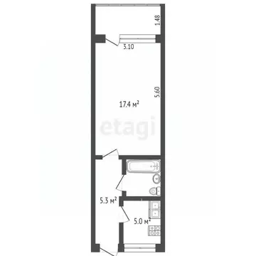 1-к кв. Крым, Алушта ул. Ялтинская (30.5 м)