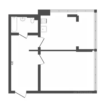 1-к кв. Тюменская область, Тюмень ул. Муравленко, 13 (47.0 м)