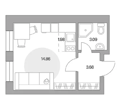 Продается квартира со свободной планировкой