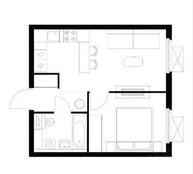 1-к кв. Московская область, Мытищи Ярославское ш., 120Бк1 (33.7 м)