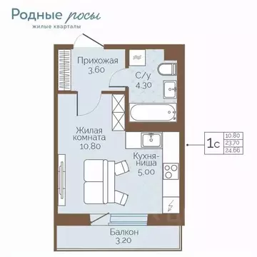 1-к кв. Пермский край, Пермский муниципальный округ, с. Фролы ул. ...