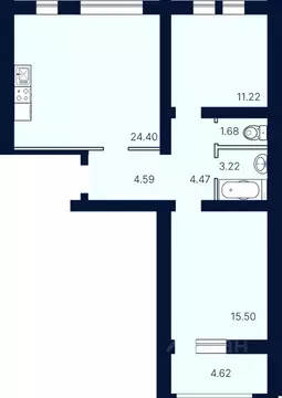 2-к кв. Саратовская область, Саратов Солнечный-2 жилрайон, Сияй-город ...