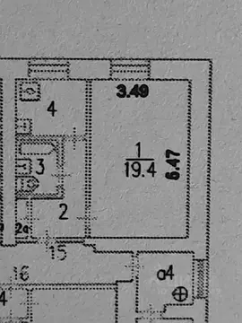 1-к кв. Москва Орлово-Давыдовский пер., 1 (32.3 м)