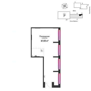 Торговая площадь в Свердловская область, Екатеринбург ул. Шефская, 22А ...
