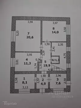 Дом в Марий Эл, Медведевский район, Знаменское с/пос, д. Кугенерка ул. ...