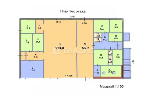 Помещение свободного назначения в Нижегородская область, Володарский ...